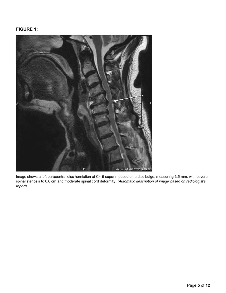 PrecisionPlus v3™ report page 5: Annotated Key Image